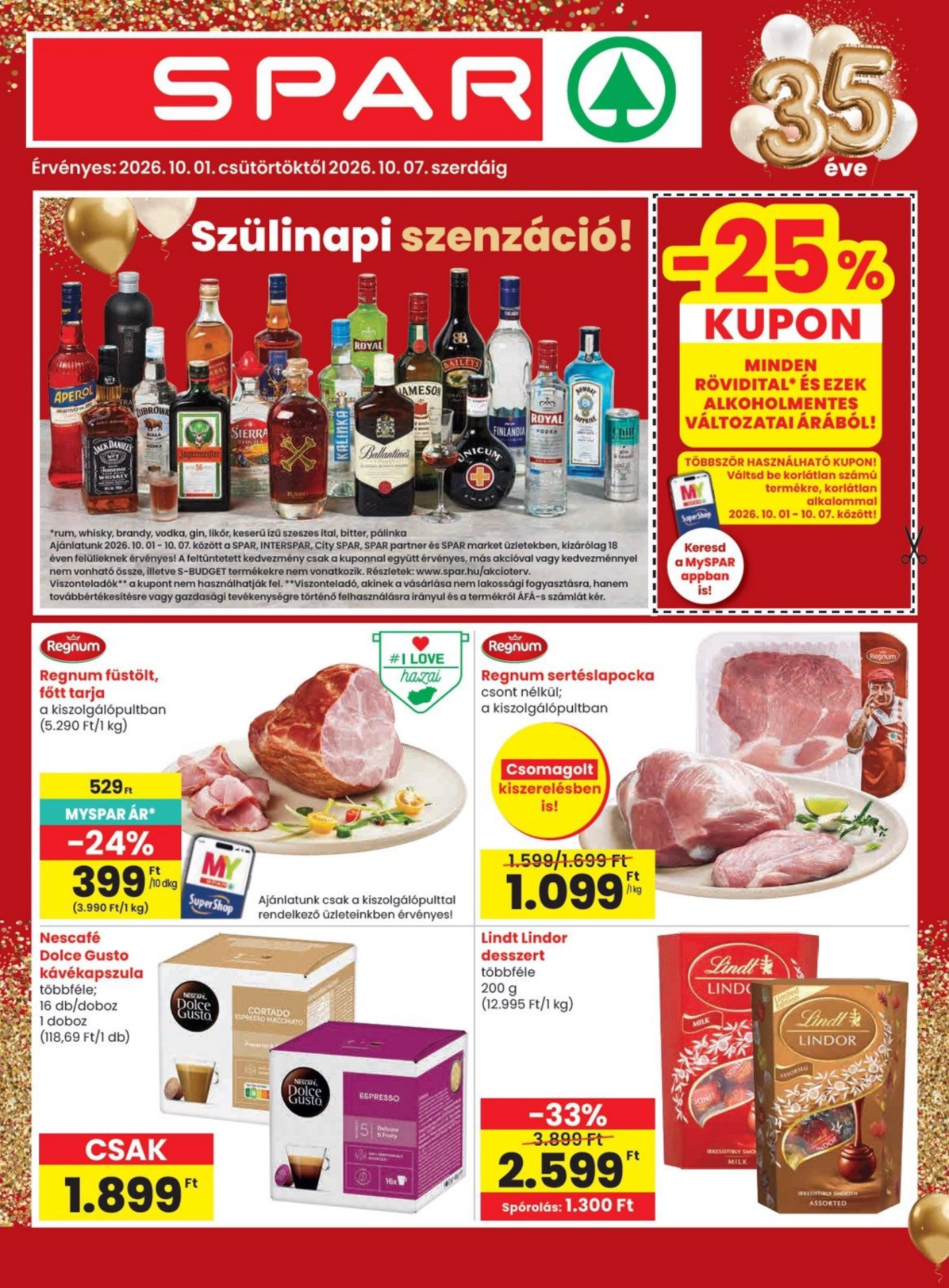 Spar Katalog 01.10–07.10.2026 — Sahifa 1