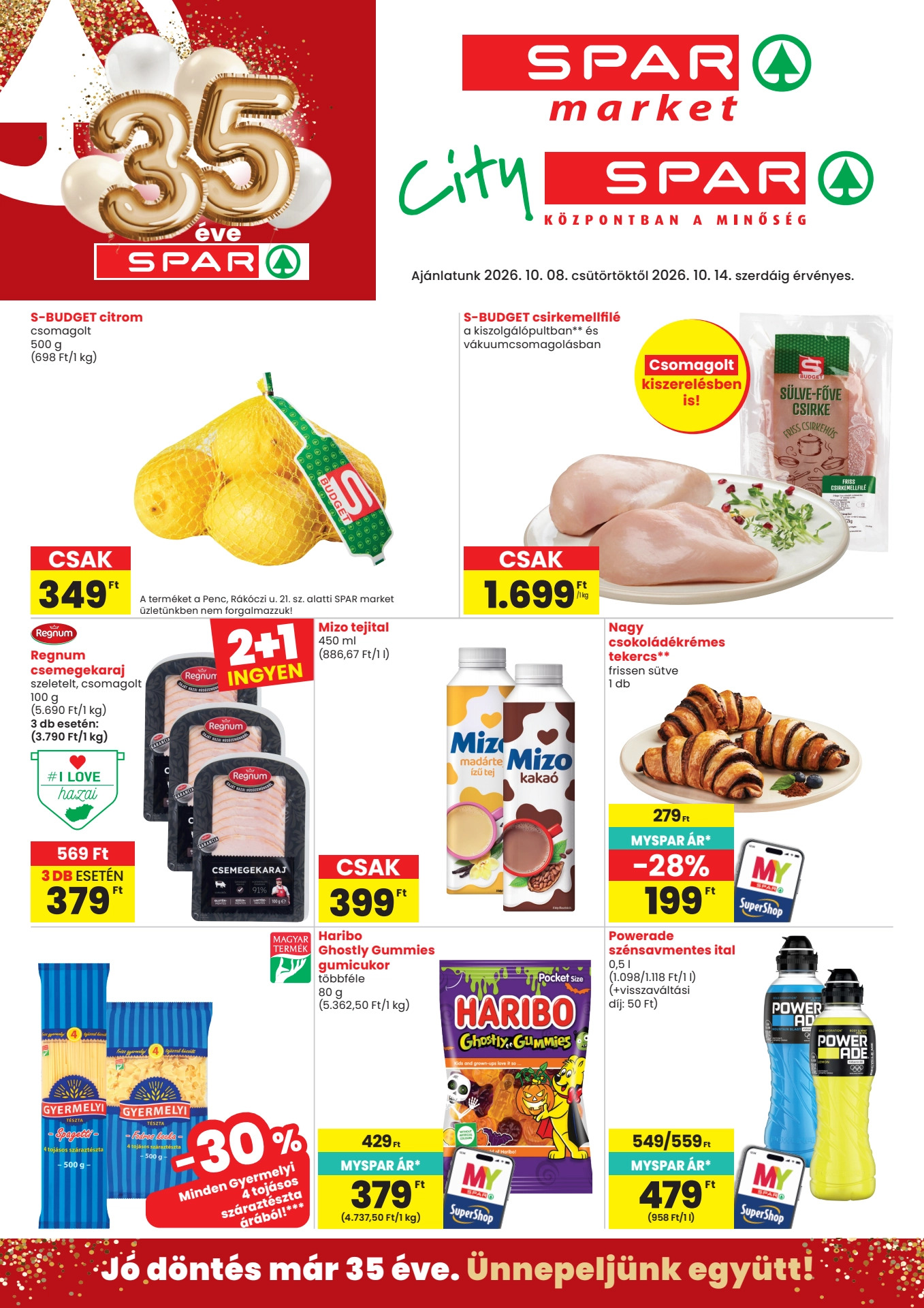 Spar עלון 08.10–14.10.2026 — עמוד 1