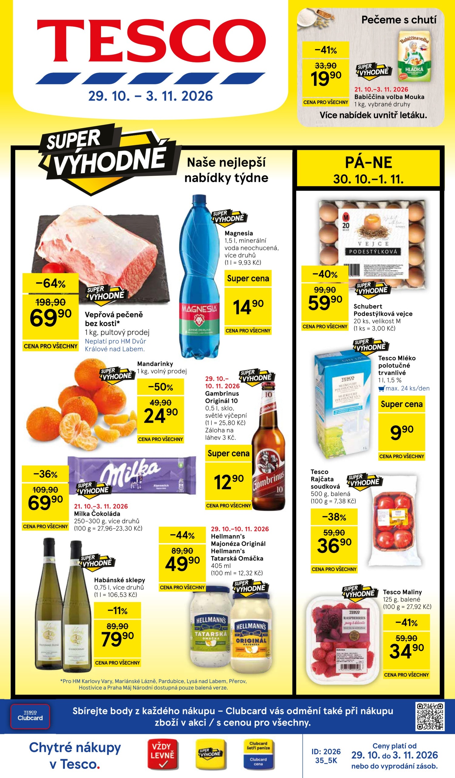 Tesco Leták 29.10–03.11.2026 — Strana 1