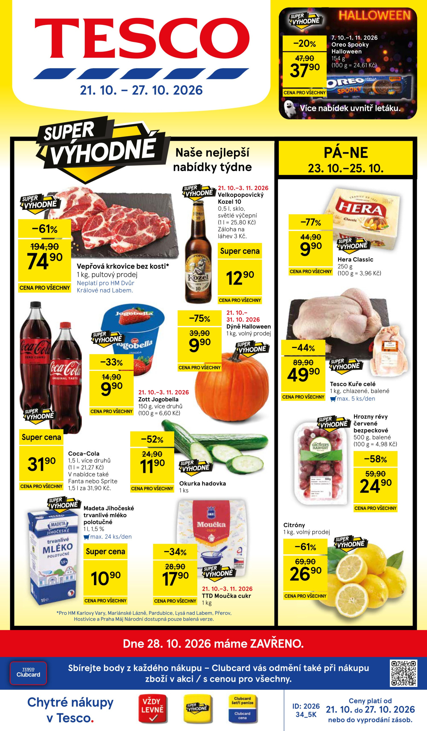 Tesco Leták 21.10–27.10.2026 — Strana 1