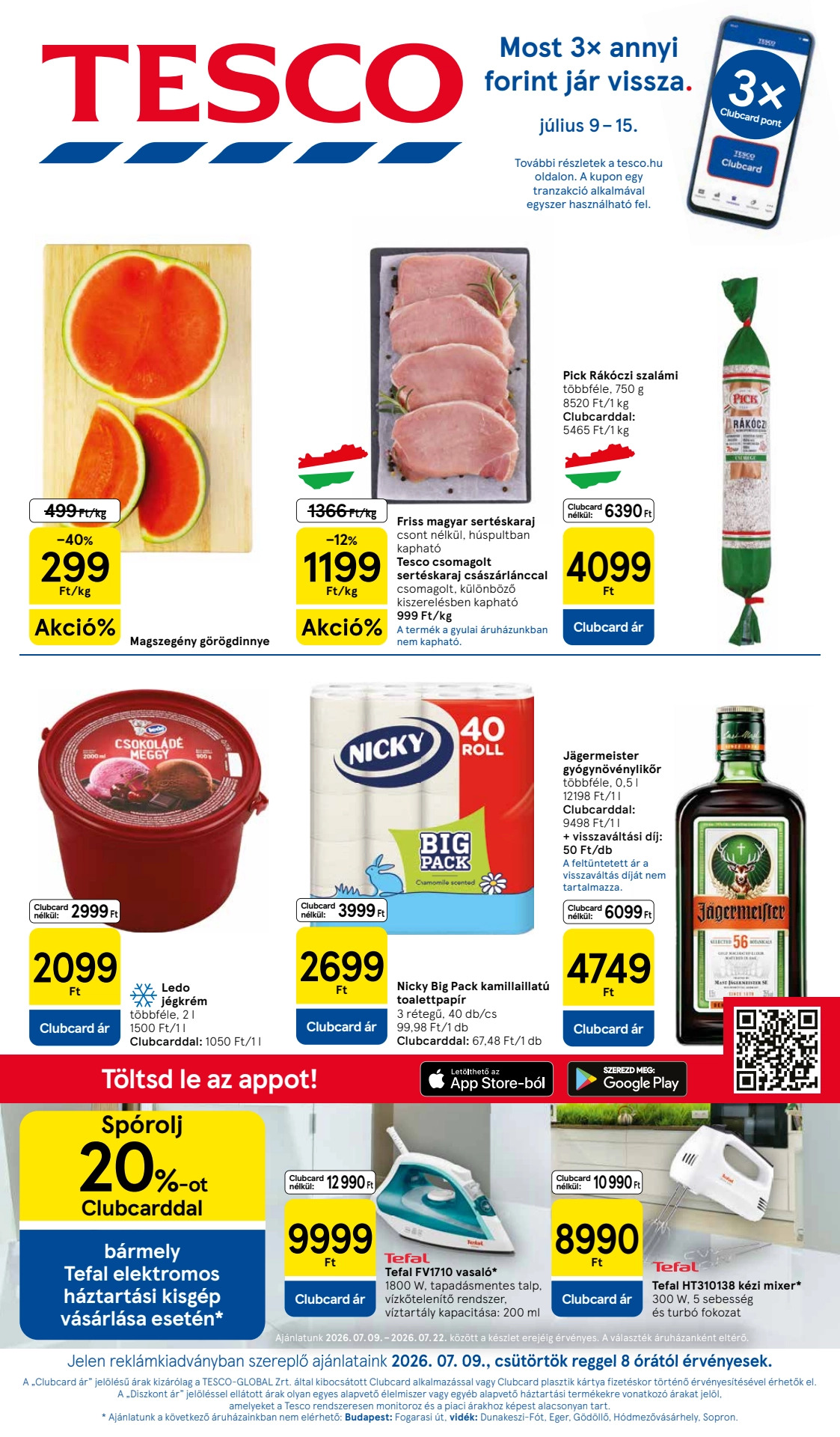Tesco Flyer 09.07–15.07.2026 — Page 1