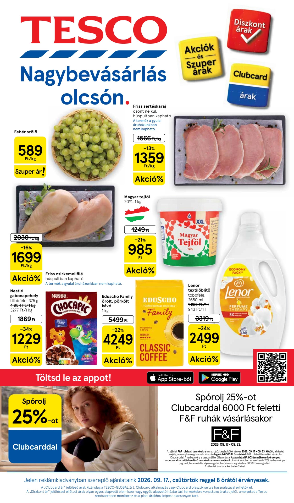 Tesco Prospekt 17.09–23.09.2026 — Seite 1