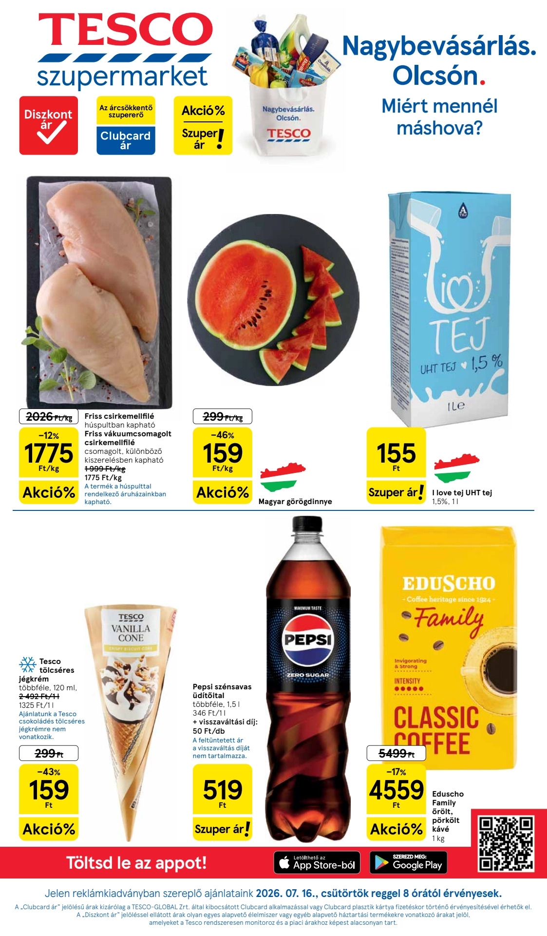 Tesco Каталог 16.07–22.07.2026 — Бет 1
