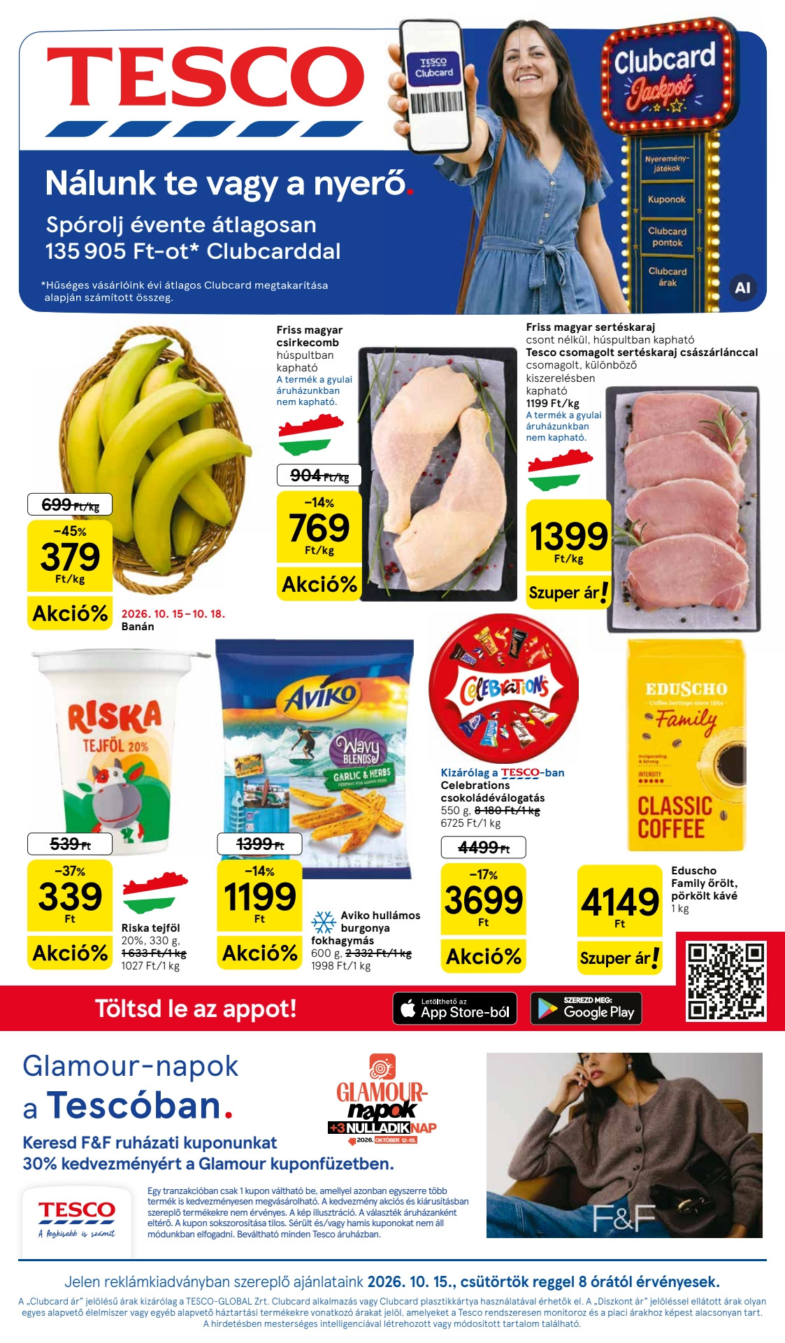 Tesco Leták 15.10–21.10.2026 — Strana 1