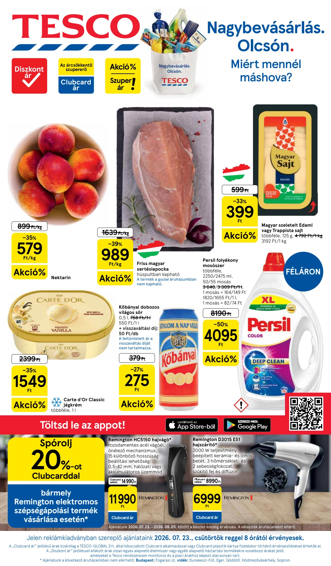 Tesco Catalog 23.07–29.07.2026 — Pagina 1