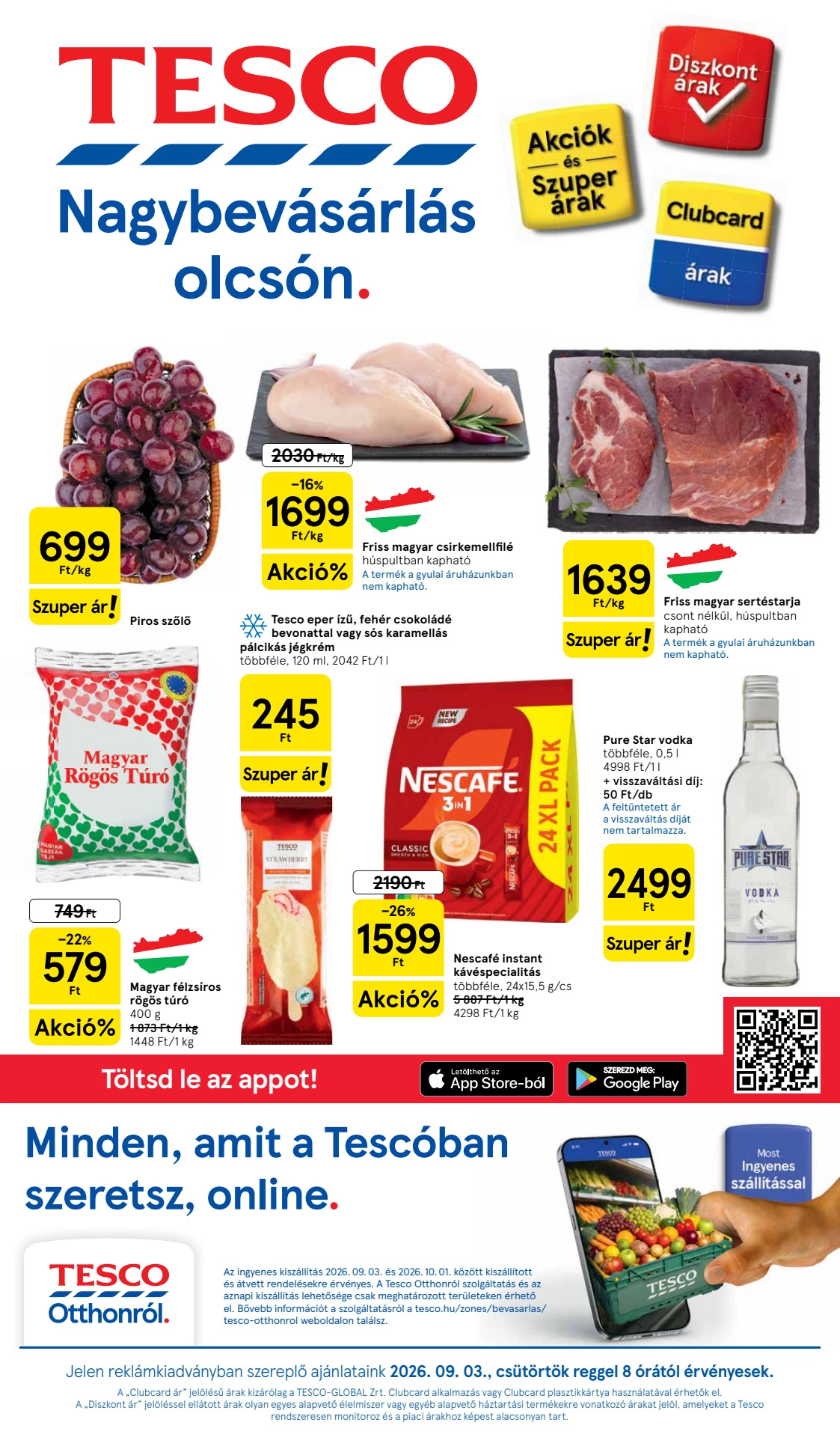 Tesco Kataloq 03.09–09.09.2026 — Səhifə 1