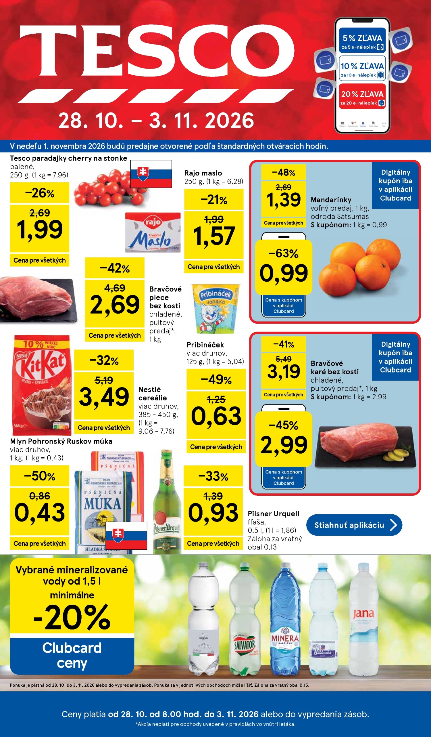 Tesco Catalog 28.10–03.11.2026 — Pagina 1