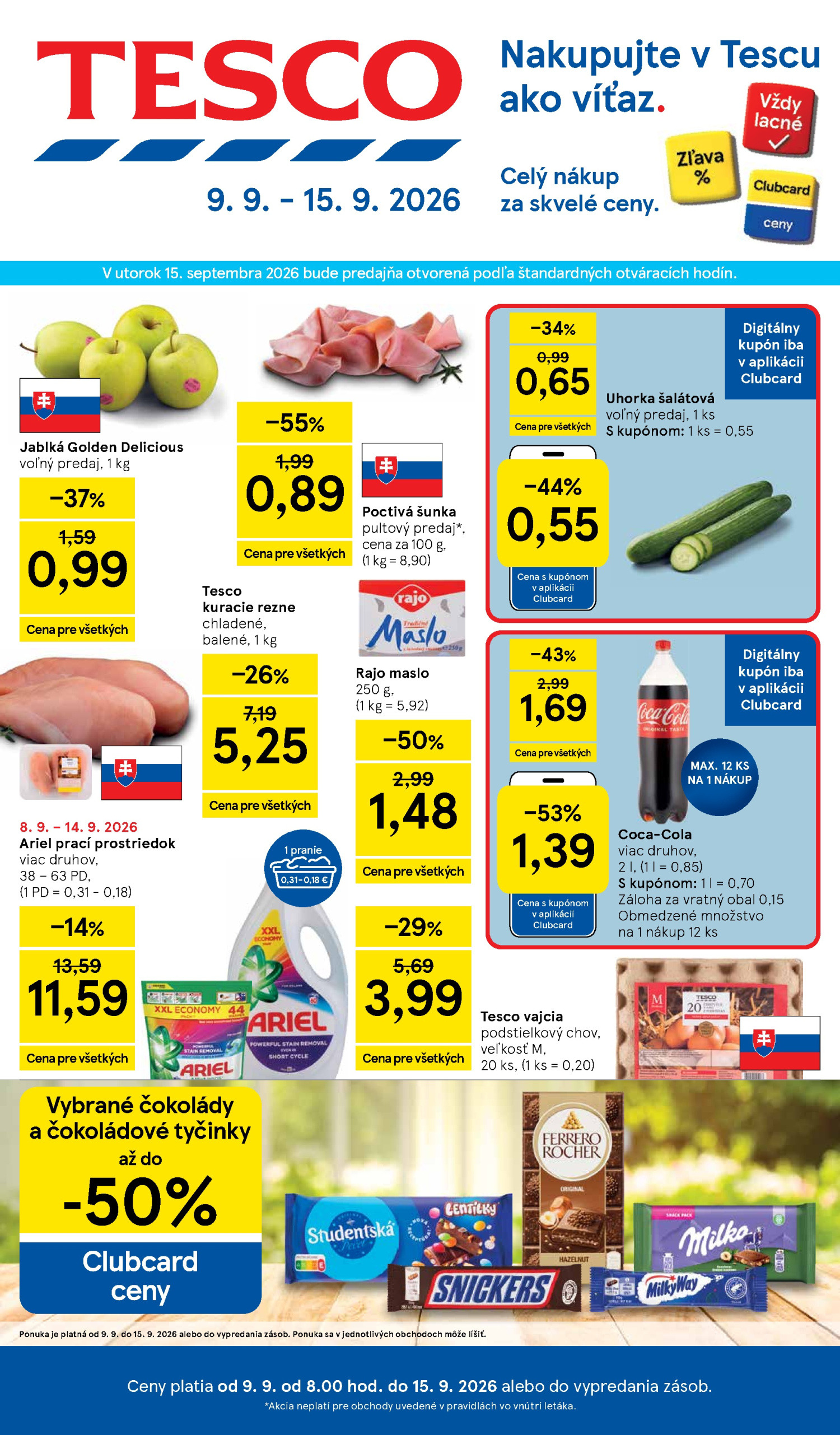Tesco Կատալոգ 09.09–15.09.2026 — Էջ 1