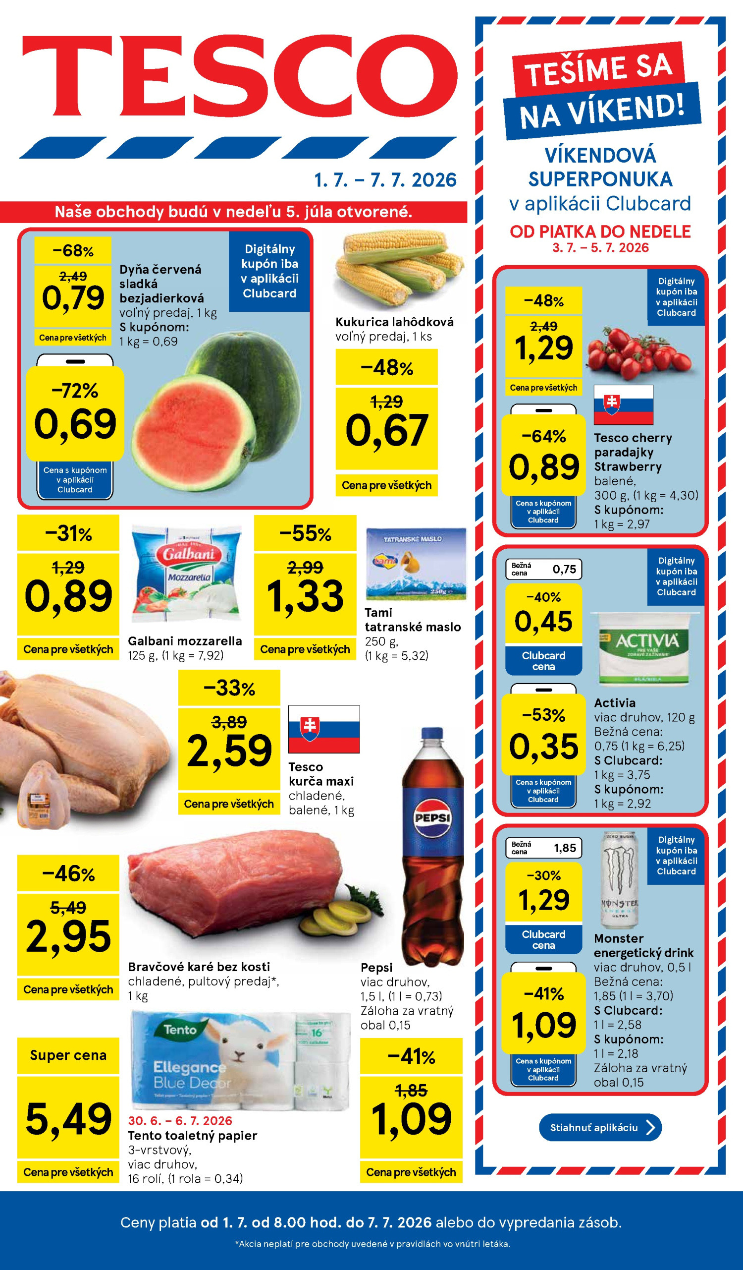 Tesco Flyer 01.07–07.07.2026 — Page 1