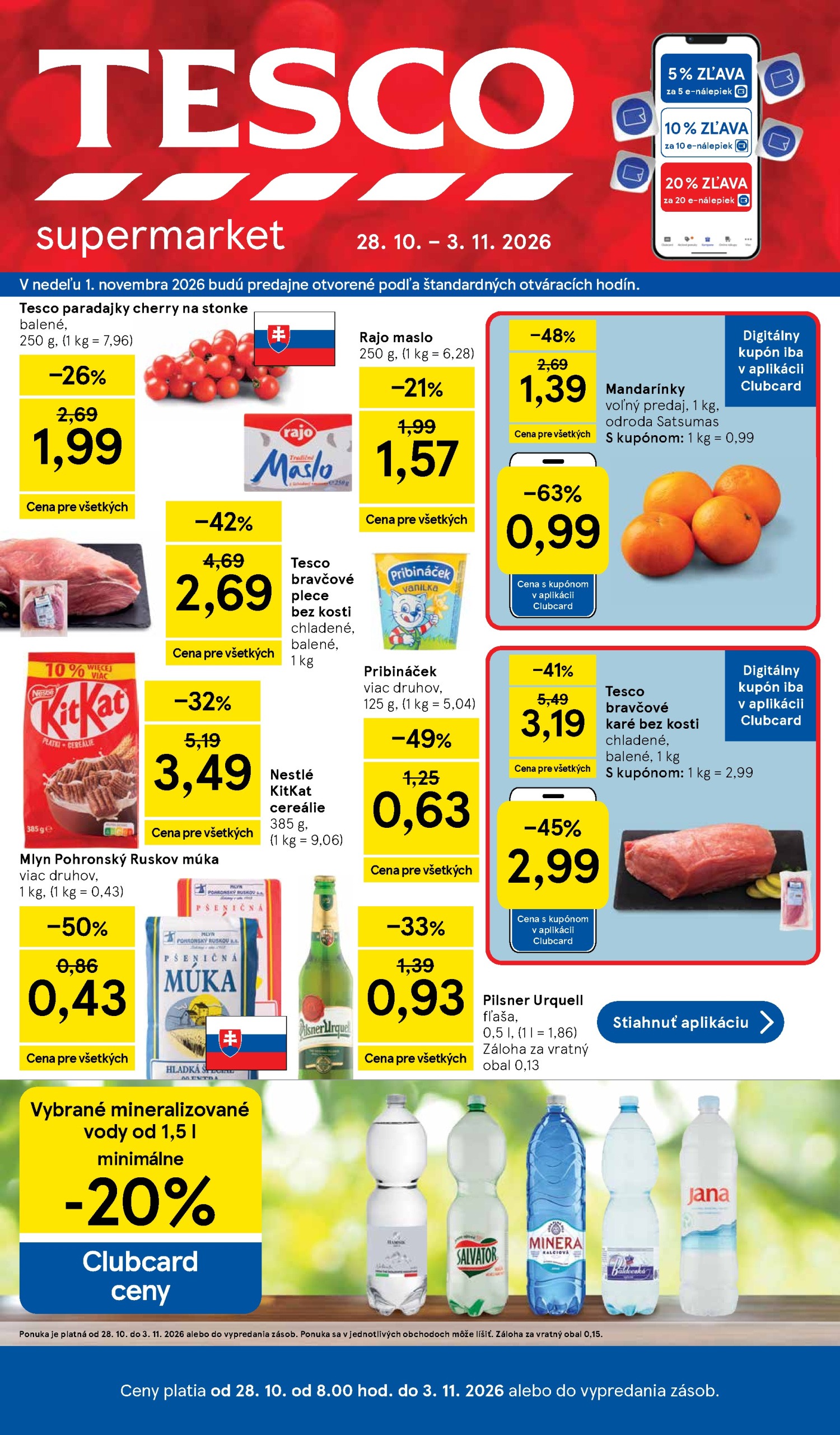 Tesco Catalog 28.10–03.11.2026 — Pagina 1