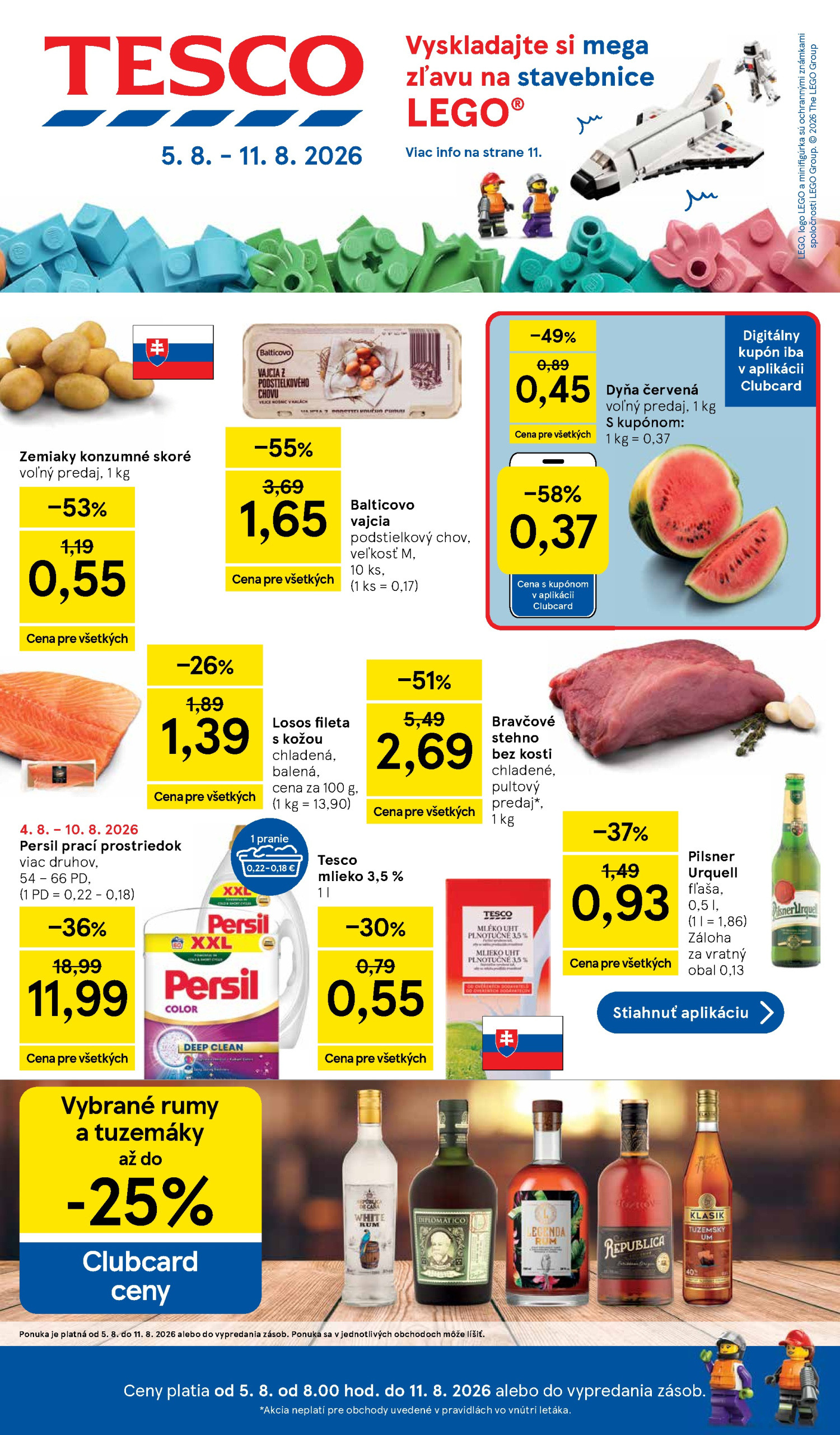 Tesco Брошура 05.08–11.08.2026 — Страница 1