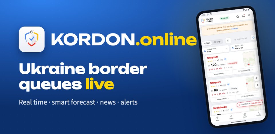 Kordon Online — live border queues