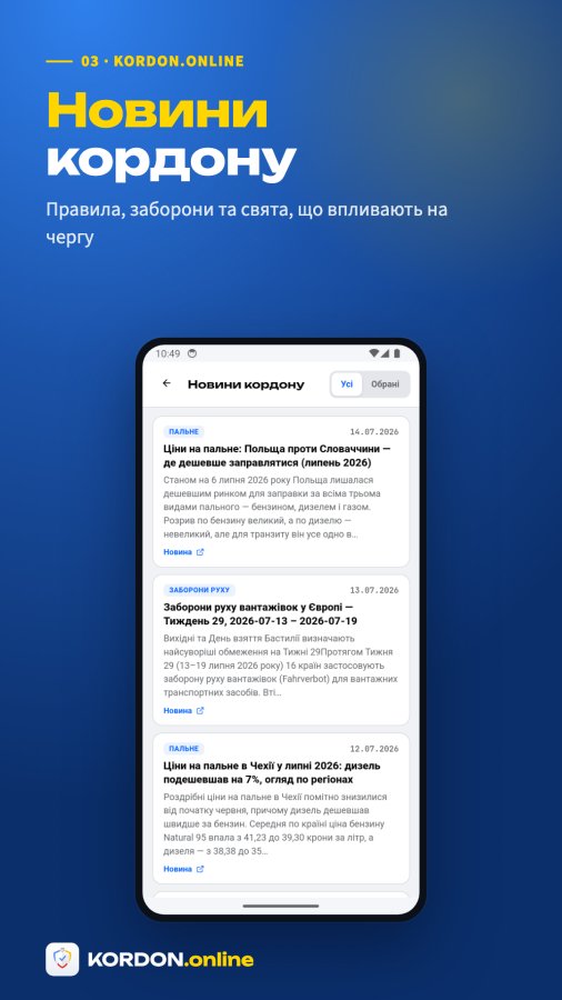 Знімок екрана Kordon Online
