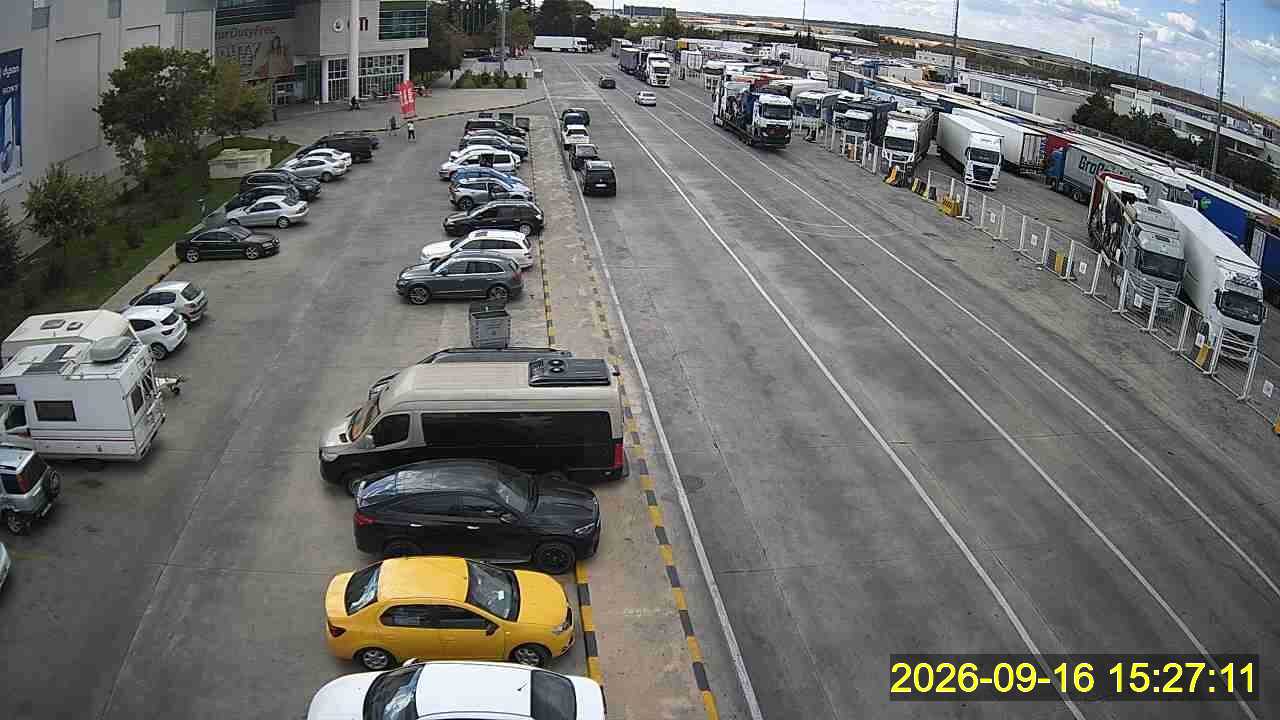 Kapıkule · Yolcu Çıkış Hudut · TR↔BG — webcam