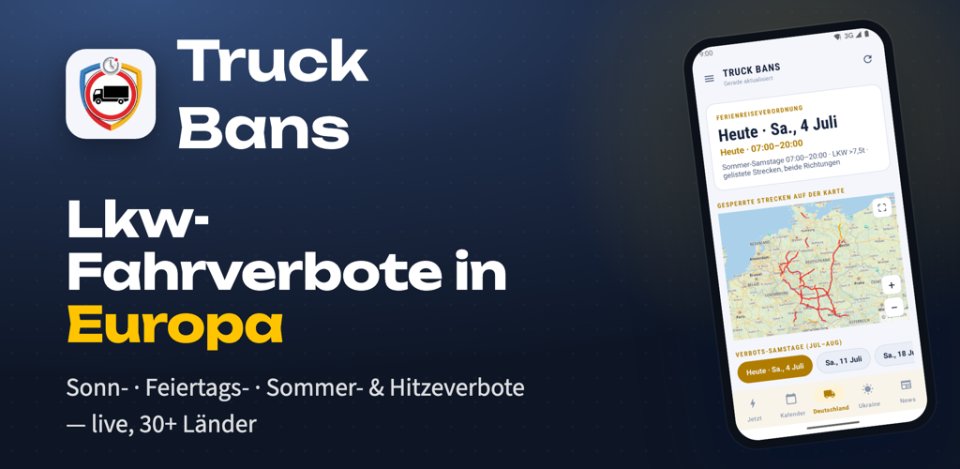 Truck Bans — Fahrverbote in Europa