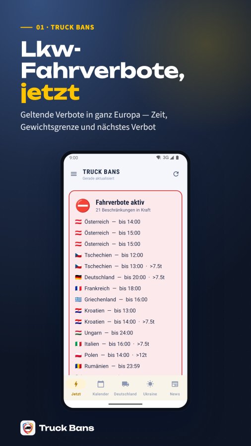 Truck Bans Screenshot