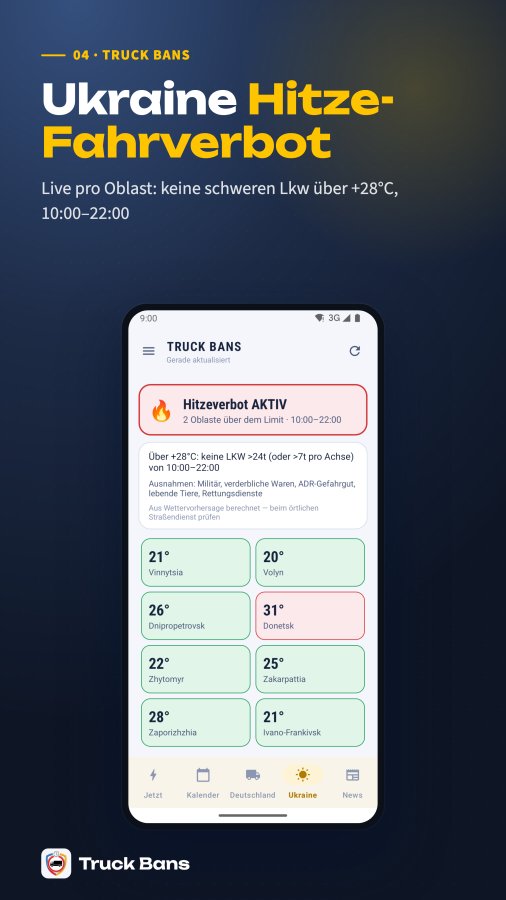 Truck Bans Screenshot