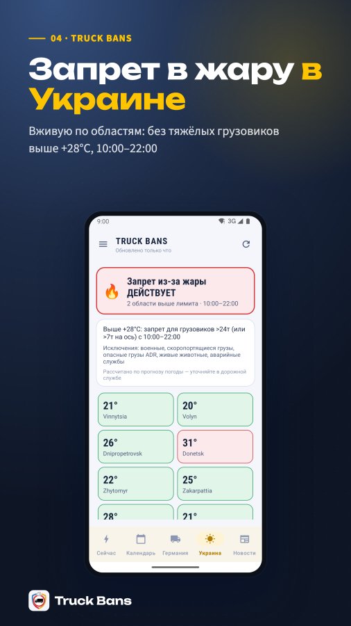 Скриншот Truck Bans