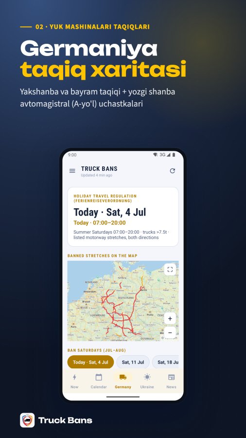 Truck Bans skrinshoti